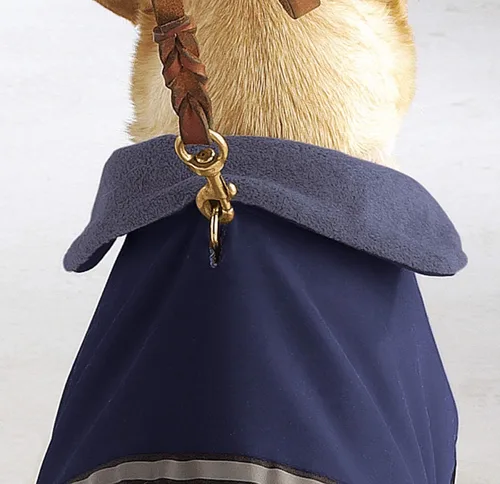 Vista 5 de Chaquetas reflectantes para perros, Casual Canine 12" Small, color verde