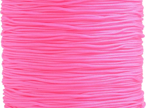 Vista 104 de KONMAY 1 rollo de cuerda de nailon para hacer pulseras de 150 yardas, trenzado de nailon Shamballa Macramé/cordón de cuentas de 0.4mm, cordón