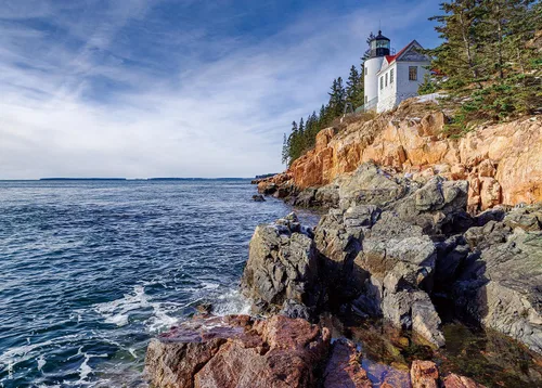Rompecabezas para adultos de 1000 piezas del Parque Nacional Acadia de 1000 piezas, rompecabezas de 14 años en adelante, cartón grueso y resistente,