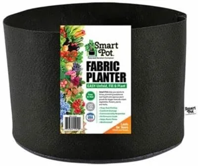 Vista 6 de Park Seed Smart Pot - Maceta de tela, capacidad de 3 galones, color negro