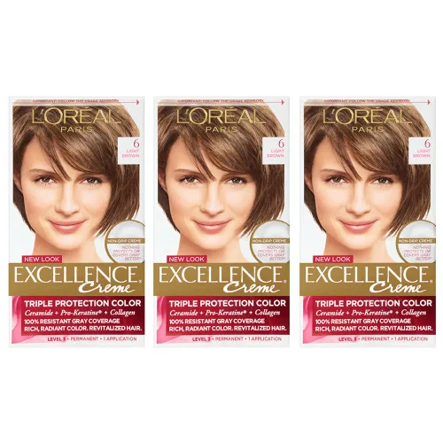 Vista 96 de L'Oreal Paris Excellence Age Perfect - Kit de coloración de tonos degradados, rubio natural medio 5CB