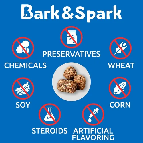 Vista 6 de BARK&SPARK Masticables sin caca para perros, coprofagia y disuasorio para comer heces con probióticos, enzimas digestivas y apoyo para el aliento