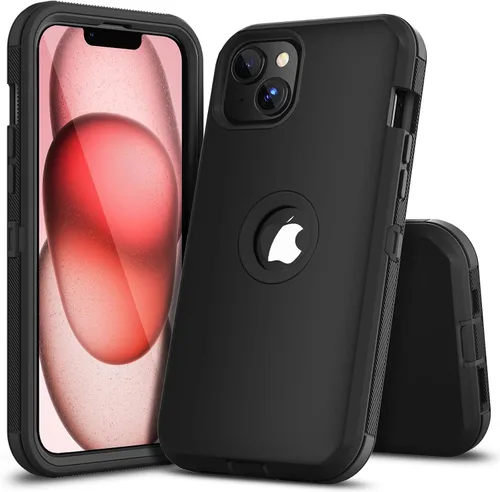 Vista 13 de COOYA Funda para iPhone Air de Protección Completa del Cuerpo contra Caídas, Funda Resistente a Prueba de Golpes de 3 Capas, Híbrida de Servicio