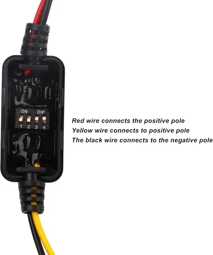 Vista 2 de Controlador estroboscópico de luz de freno, módulo intermitente de coche, 4 unidades DC9-26V, controlador estroboscópico LED intermitente, 16 modos