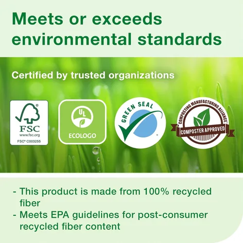 Vista 6 de Tork Rollo de toalla de mano de papel blanco H80, universal, 100% fibra reciclada, 6 rollos x 800 pies, 8031900