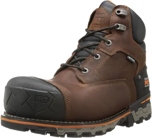 Vista 10 de Timberland PRO Botas de trabajo industriales para hombre de 6.0 pulgadas, Boondock, con puntera de composite, impermeables y aisladas
