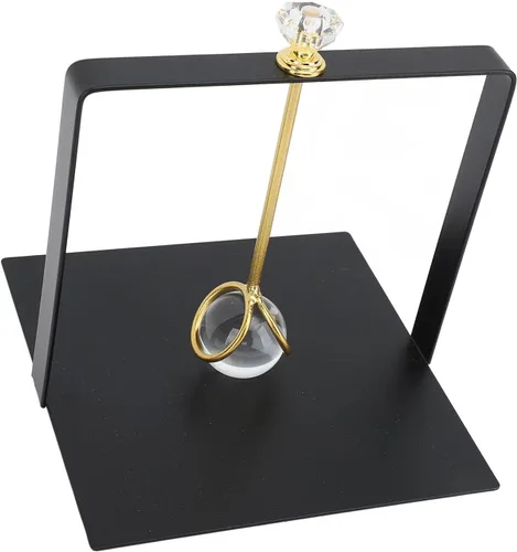 Vista 6 de Servilletero para mesa, servilletero de metal con asa de elevación, elegante dispensador de servilletas de papel cuadrado, moderno servilletero