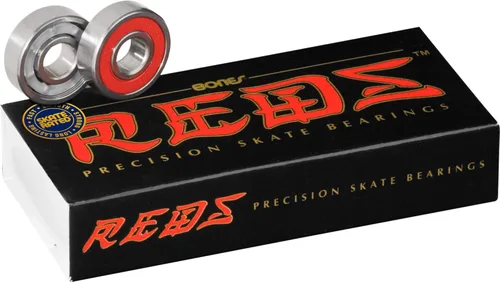 Bones Reds - Rodamientos para patinaje (0.276 in, paquete de 16)