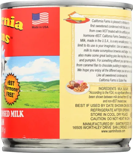 Vista 8 de CALIFORNIA FARMS Leche condensada endulzada, 14 onzas