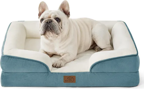 Vista 96 de Bedsure - Cama ortopédica para perros de tamaño grande - Cama impermeable para perros grandes y gatos, sofá de confort para perros con funda