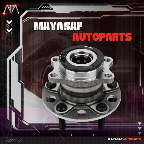 Vista 7 de MAYASAF 512333 [1 unidad, 4X4 4WD solamente] Conjunto de cojinete de cubo de rueda trasera para Dodge calibre 2007-2008, para Jeep 2007-2017