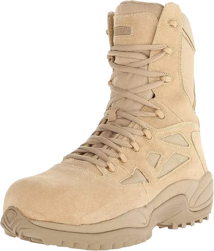 Vista 5 de Reebok Men's Rapid Response Rb Safety Toe 8" Stealth Boot with Side Zipper Industrial & Construction