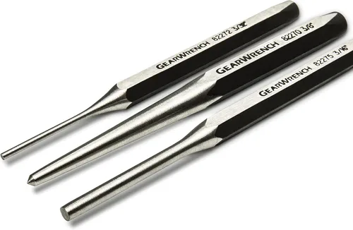 Vista 3 de GEARWRENCH Juego de punzón y cincel cromado de 12 piezas 82305