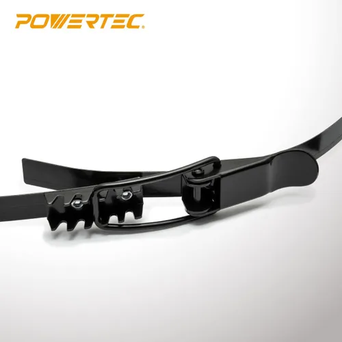 Vista 3 de POWERTEC Abrazadera de banda 71734V de 14-1/2 pulgadas para colector de polvo, se adapta a Delta, JET, Grizzly, Shop Fox, Harbor Freight y POWERTEC
