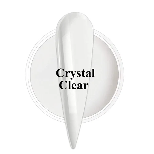 Vista 3 de Polvo de inmersión de uñas transparente de 2 onzas