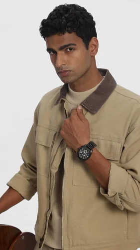 Vista 2 de Fossil Men's Watch, Machine Stainless Steel Chronograph Watch for Men