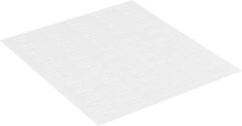 Vista 15 de Restaurantware Label Tek - Etiquetas autoadhesivas para botellas de jugo de 1.9 x 1 pulgada, 100 etiquetas autoadhesivas para botellas, resistentes