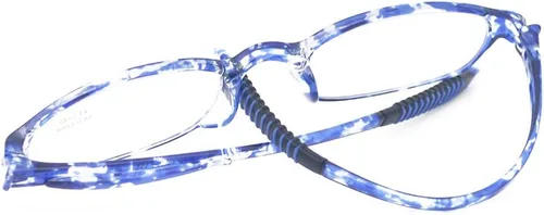Vista 8 de Gafas de Lectura para Computadora con Bloqueo de Luz Azul (Flexibles y Ligeras) Lentes Portátiles de Plástico 1 negro y 1 café.