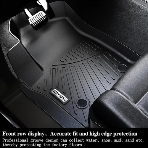 Vista 3 de Tapete de piso para modelos Chrysler Pacifica Gas Touring 2017-2024 2025 (Modelo No Híbrido y No Pinnacle) Tapete de Carga con Protección