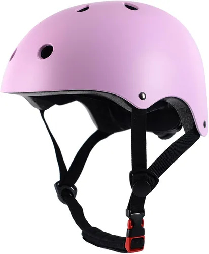 Vista 11 de Casco de bicicleta para niños pequeños, 2 tamaños ajustables, para niños y niñas, multideporte, ajustable, para scooter, bicicleta, monopatín