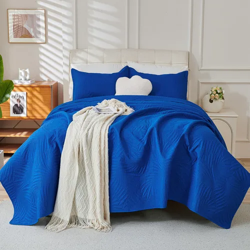 Vista 13 de Cmfshape Juego de cama de 2 piezas de edredón ultrasónico con bordes con volantes para una elegante decoración de dormitorio adecuado para todas