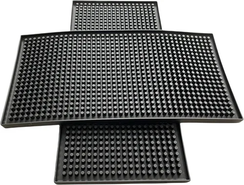 XieNie Tapete de bar de 6 x 12 pulgadas, pequeño, negro, tapete de café para bar en casa, tapete de servicio de bar para coctelería, cocina,