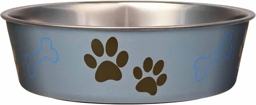 Vista 29 de Bol metálico para mascotas Bella, de Loving Pets, M, Cobre