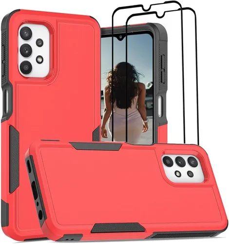 Vista 87 de Jeylly Funda para Samsung Galaxy A23, Galaxy A13 4G/5G/A23 5G/A04/A04s Funda de absorción de golpes híbrida TPU antiarañazos resistente cubierta