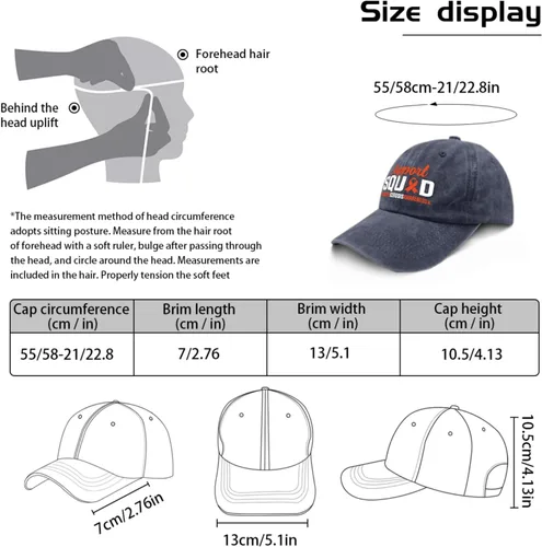 Vista 3 de Support Squads Multiplees Sclerosaes Awareness Golf Hat Mama Hat Cyan Blue Gifts for Daughter Sun Cap