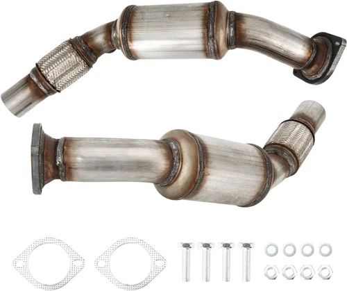 Vista 35 de KAC Convertidor catalítico universal de 2 pulgadas, convertidor catalítico con escudo, 93241,53004 convertidor catalítico de repuesto automotriz