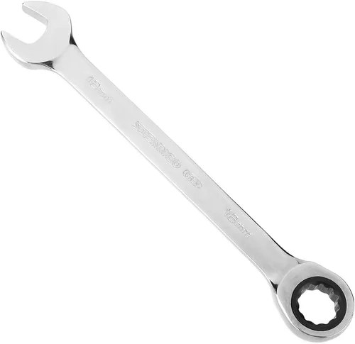 Vista 10 de Utoolmart Llave combinada de trinquete, llave combinada de trinquete de extremo abierto de 0.315 in, métrica, construcción de acero al cromo Acero