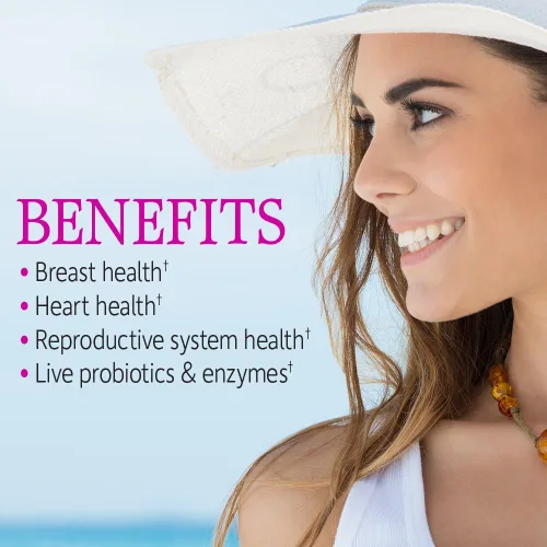 Vista 2 de Jardín de vida Vegetariana Suplemento Multivitamínico para Mujeres, Vitamina Código toda Raw Vitamina alimentaria de mujeres con Probióticos