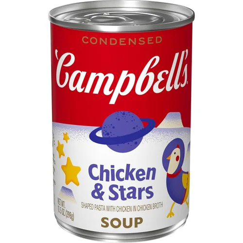 Vista 9 de Campbell's Sopa condensada para niños, sopa de pollo y estrellas, 10.5 onzas (paquete de 4)