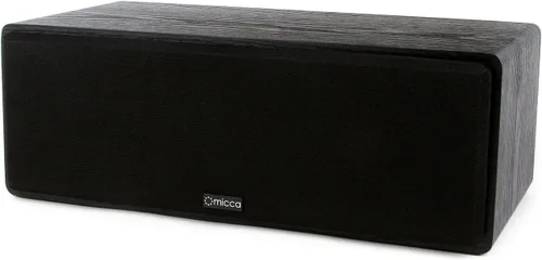 Vista 2 de Micca MB42-C - Altavoz de canal central para cine en casa, sonido envolvente, pasivo, de 2 vías (negro, cada uno)