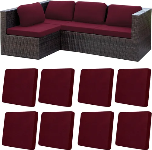 Vista 40 de Fundas de cojín elásticas para patio, fundas de cojín para muebles de patio, fundas de cojín para muebles de patio, protector de muebles lavable