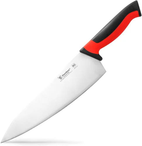 Vista 11 de Cuchillo de chef de 12 pulgadas, hoja de acero inoxidable de alto carbono certificada NSF – Mango ergonómico codificado por colores, cuchillo