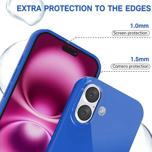 Vista 472 de Svanove para iPhone 7 Plus/ 8 Plus, funda de silicona, de goma suave brillante y gel de jey lindo, funda protectora de plástico simple y lisa