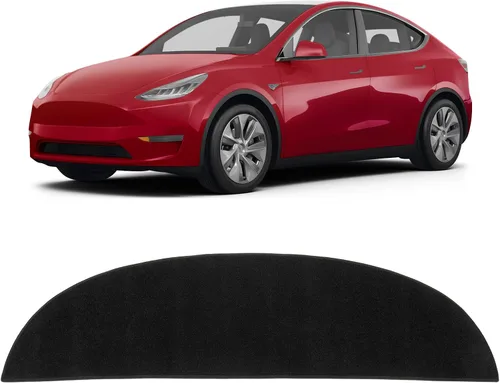 KUST Funda negra para salpicadero compatible con Tesla Modelo Y Modelo 3 2017-2023, accesorios para el modelo Y Modelo 3, tapete antideslizante de