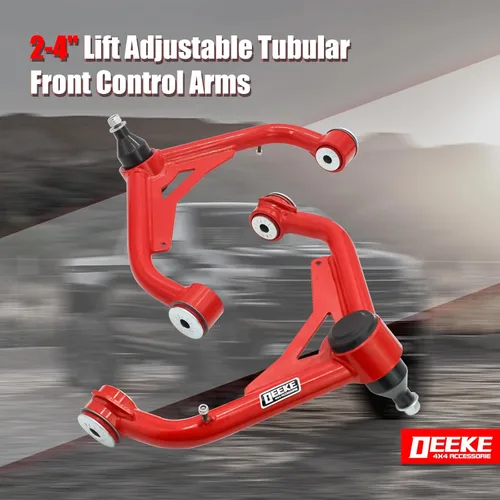 Vista 3 de Brazo de control superior delantero de elevación de 2-4 pulgadas para Chevy Silverado 2500HD 3500HD 2001-2010, GMC Sierra 2001-2010, Hummer H2