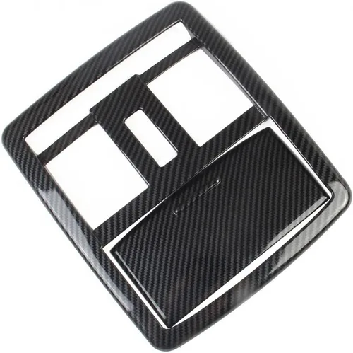 Vista 2 de Cubierta de fibra de carbono para lámpara de lectura, cubierta de bisel, compatible con Dodge Challenger 2015-2020