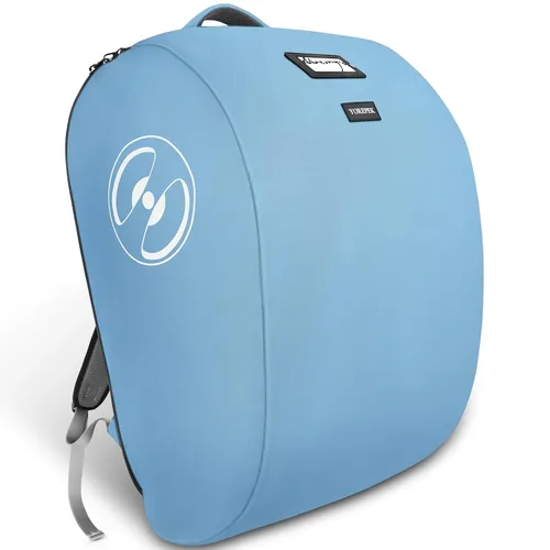 Vista 9 de YOREPEK Bolsas acolchadas para asiento de automóvil para viajes aéreos, se adapta al asiento de automóvil Doona con base isofix, mochila resistente