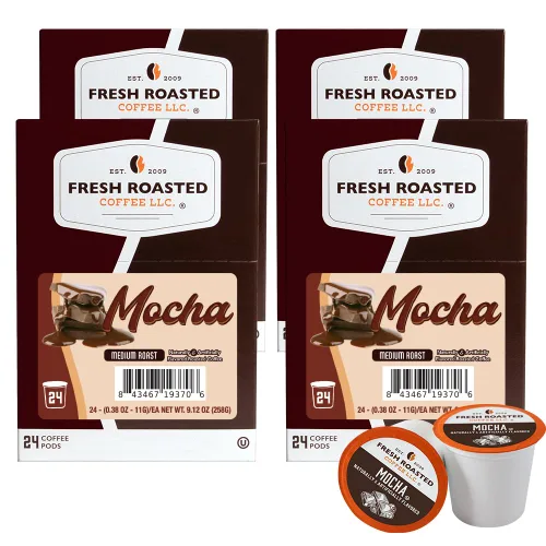 Vista 33 de Fresh Roasted Coffee, Blackbeard's Revenge, tueste medio, 24 cápsulas para cafeteras K-Cup