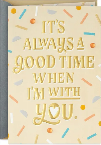 Vista 8 de Tarjeta de aniversario Hallmark para esposo, esposa, novio, novia (Vayan juntos)