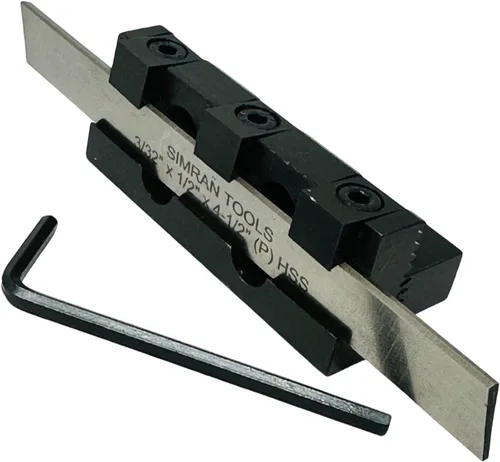 Vista 16 de SOPORTE PARA HERRAMIENTAS DE SEPARACIÓN CON CUCHILLA HSS DE 10 MM DE 3/32" X 1/2" X 10,16 CM Herramienta de precisión Producto de acero Libre