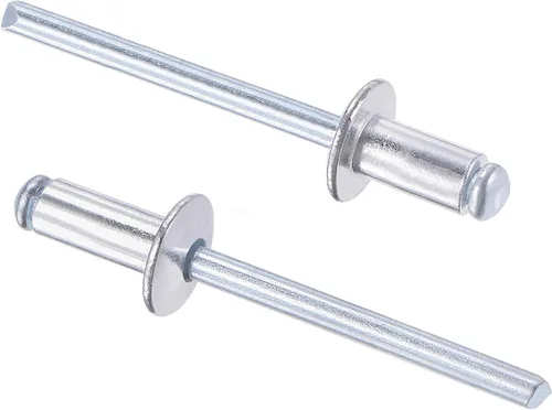 Vista 18 de uxcell Remaches ciegos, remaches de aluminio para tirar de remaches de decoración de núcleo de 0.157 in de diámetro de 0.512 in de longitud