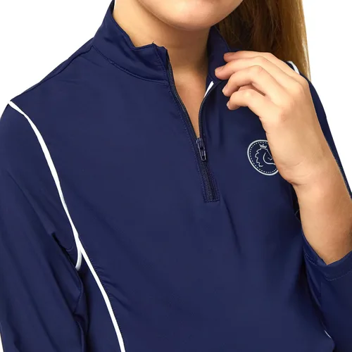 Vista 3 de TrustBreech-Made in USA -Kids' Long Sleeved Technical Moisture-Wicking Equestrian Horse Riding Sun Shirt with Ice Fil Lite