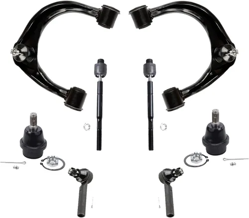Vista 242 de Detroit Axle - Kit de brazos de control delanteros de 8 piezas para Toyota Sienna 2004-2010, 2 brazos de control inferiores con rótulas, 4 barras