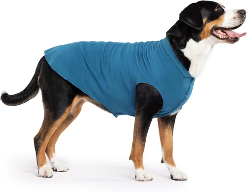 Vista 38 de Goldpaw - Chaqueta elástica de vellón para perros pequeños, suéter súper suave y cálido para perro, chaleco de suéter para mascotas para otoño e