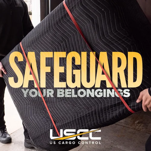 Vista 5 de US Cargo Control Mantas de mudanza 72"x80" MBDELUXE65 Econo Deluxe, (65 lb/docena de Peso), Mantas profesionales acolchadas grandes para mudanzas