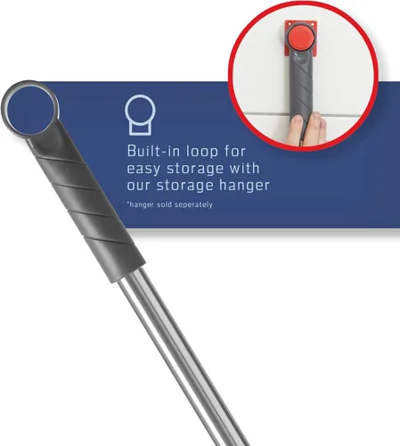 Vista 5 de Mopa húmeda de viscosa prémium para madera dura, laminado, suelos de baldosas con mango de acero inoxidable extensible hasta 56 pulgadas